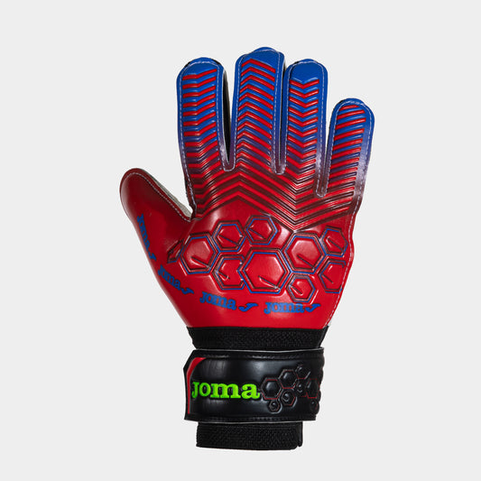 JOMA CALCIO GOALKEEPER GLOVES RED ROYAL BLUE