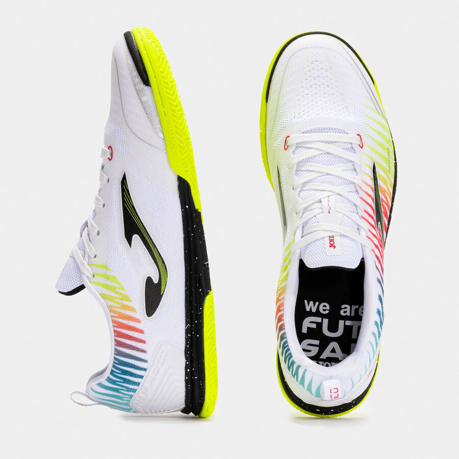 JOMA TACTICO 2576 WHITE YELLOW RED INDOOR